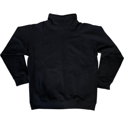 High-Neck Fleece Sweater