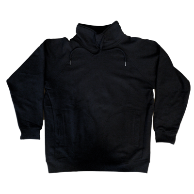 High-Neck Fleece Sweater