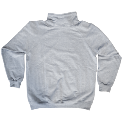 High-Neck Fleece Sweater