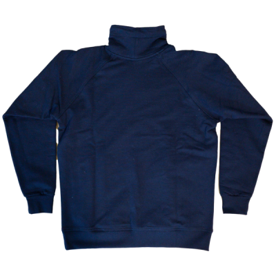 High-Neck Fleece Sweater